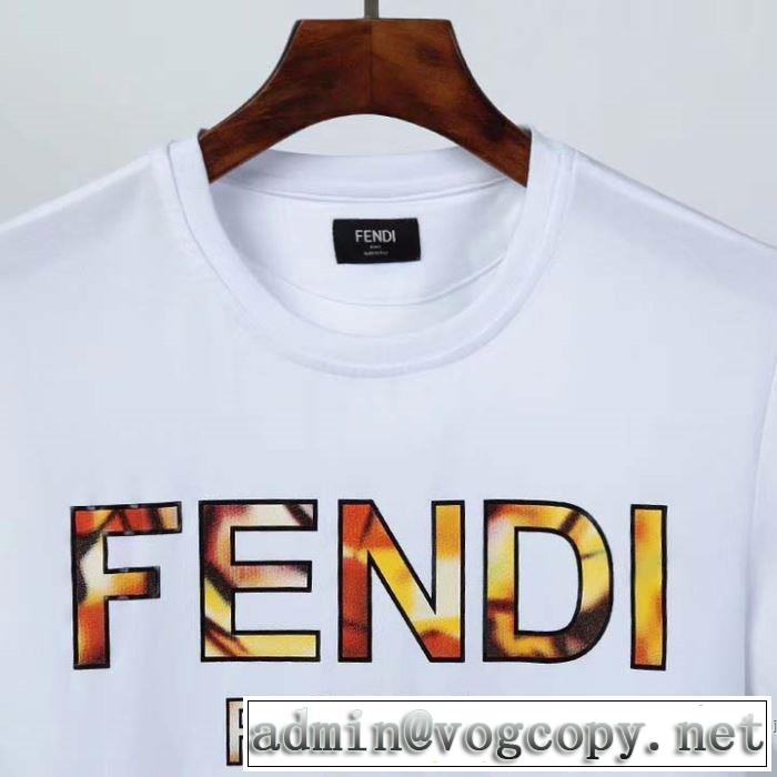 2020話題の商品 フェンディ2色可選  FENDI 今季の主力おすすめ 半袖Tシャツ人気は今季も健在