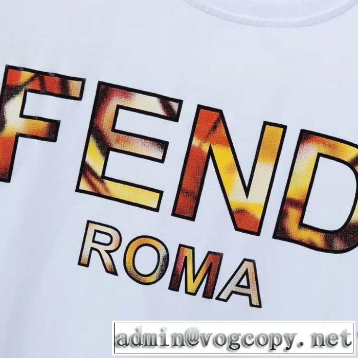 2020話題の商品 フェンディ2色可選  FENDI 今季の主力おすすめ 半袖Tシャツ人気は今季も健在