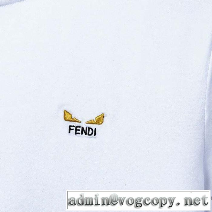 2色可選 大活躍する フェンディ FENDI 普段見ないデザインばかり 半袖Tシャツ 大人気柄