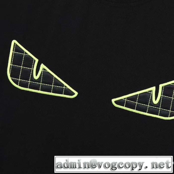 2色可選 フェンディ幅広いアイテムを展開  FENDI高級感のある素材 半袖Tシャツ 2020年春限定