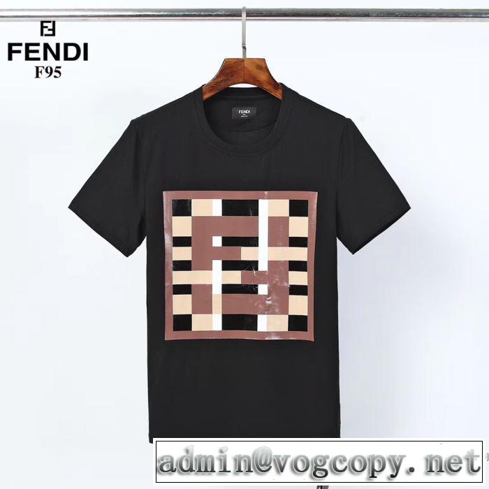 大人の新作こそ 半袖Tシャツ 2色可選 今年の春トレンド フェンディ FENDI 狙える優秀アイテム
