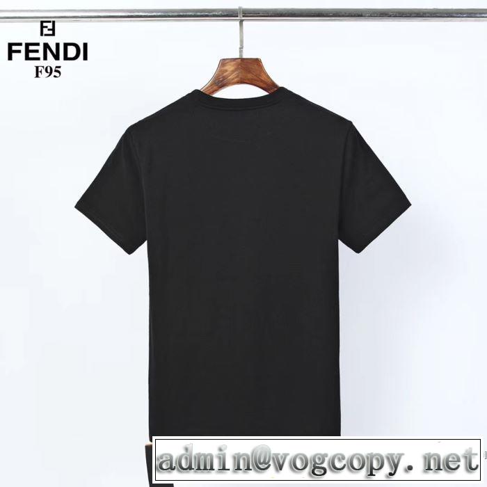 大人の新作こそ 半袖Tシャツ 2色可選 今年の春トレンド フェンディ FENDI 狙える優秀アイテム