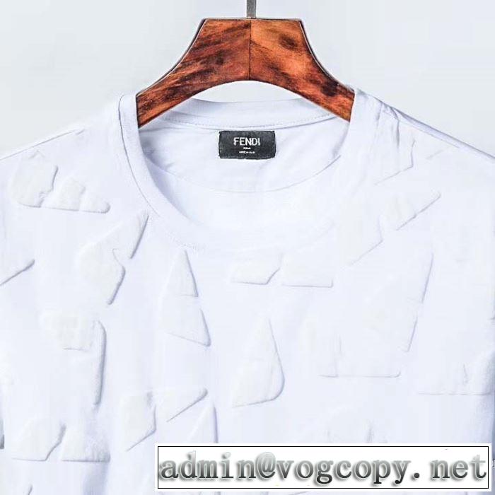半袖Tシャツ 累積売上総額第１位 2色可選 フェンディ普段のファッション  FENDI 20SS☆送料込