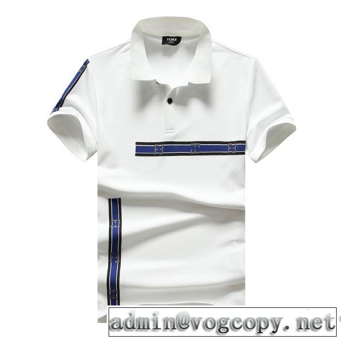 春夏コレクション新品 2色可選 フェンディ FENDI 大活躍する 半袖Tシャツ 幅広いアイテムを展開