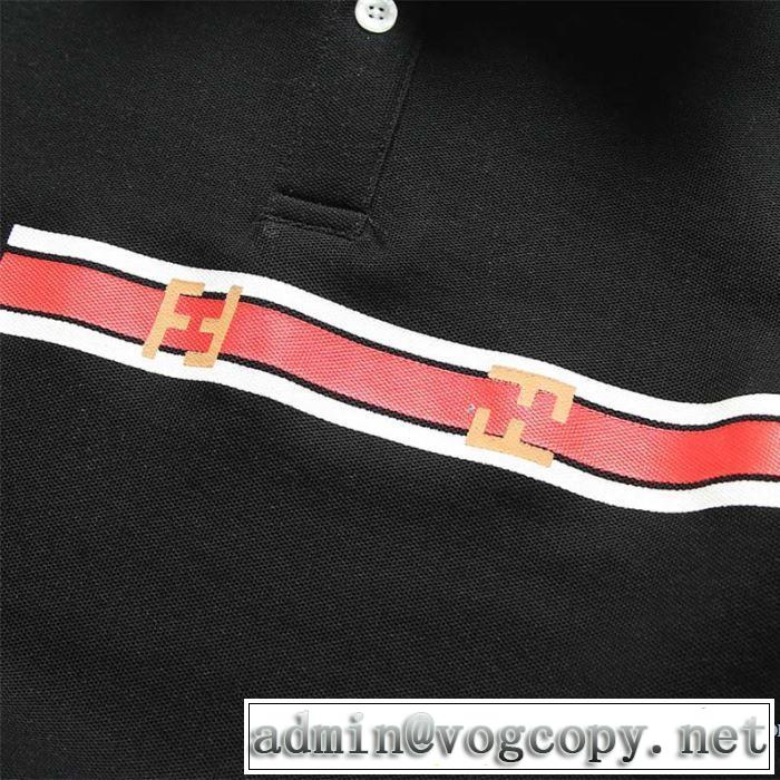 春夏コレクション新品 2色可選 フェンディ FENDI 大活躍する 半袖Tシャツ 幅広いアイテムを展開