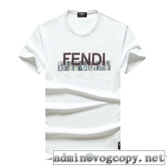 20SS☆送料込 2色可選 半袖Tシャツ 累積売上総額第１位 フェンディ FENDI  破格値