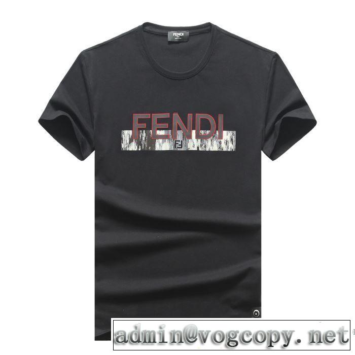 20SS☆送料込 2色可選 半袖Tシャツ 累積売上総額第１位 フェンディ FENDI  破格値