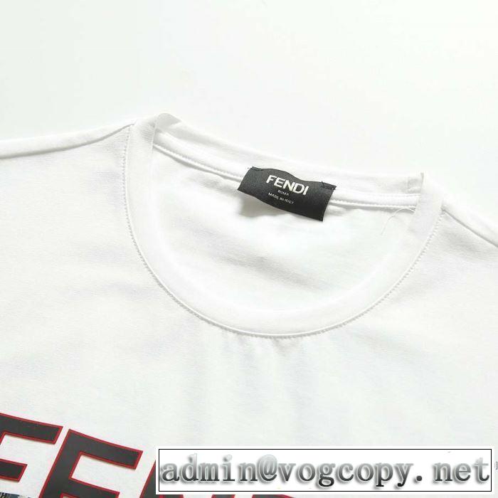 20SS☆送料込 2色可選 半袖Tシャツ 累積売上総額第１位 フェンディ FENDI  破格値