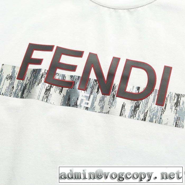20SS☆送料込 2色可選 半袖Tシャツ 累積売上総額第１位 フェンディ FENDI  破格値