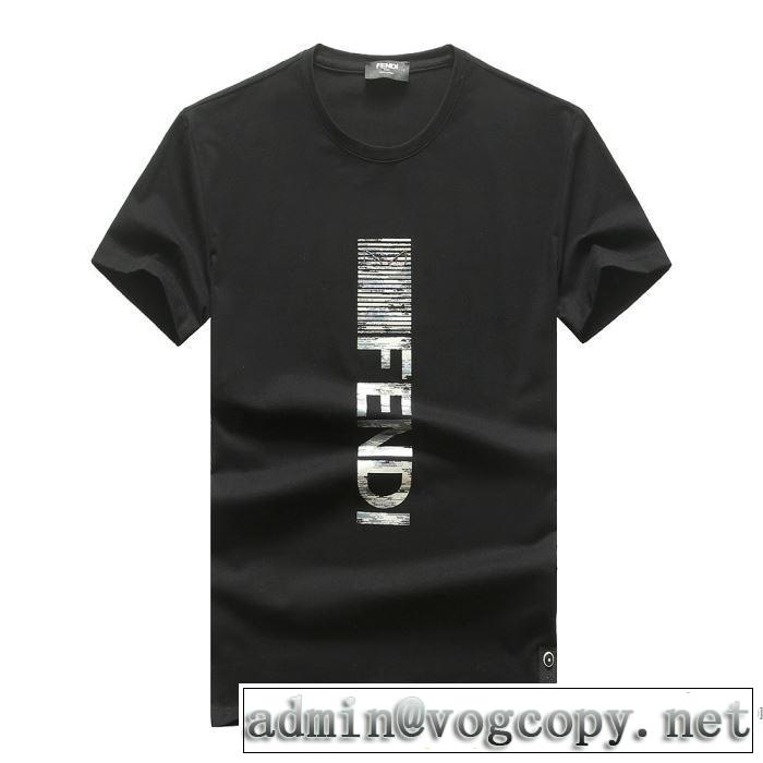 大人気のブランドの新作 半袖Tシャツ 3色可選 普段のファッション フェンディ取り入れやすい  FENDI