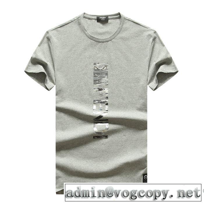 大人気のブランドの新作 半袖Tシャツ 3色可選 普段のファッション フェンディ取り入れやすい  FENDI