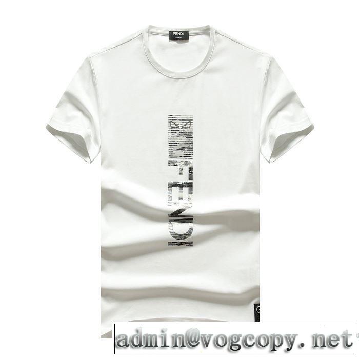大人気のブランドの新作 半袖Tシャツ 3色可選 普段のファッション フェンディ取り入れやすい  FENDI