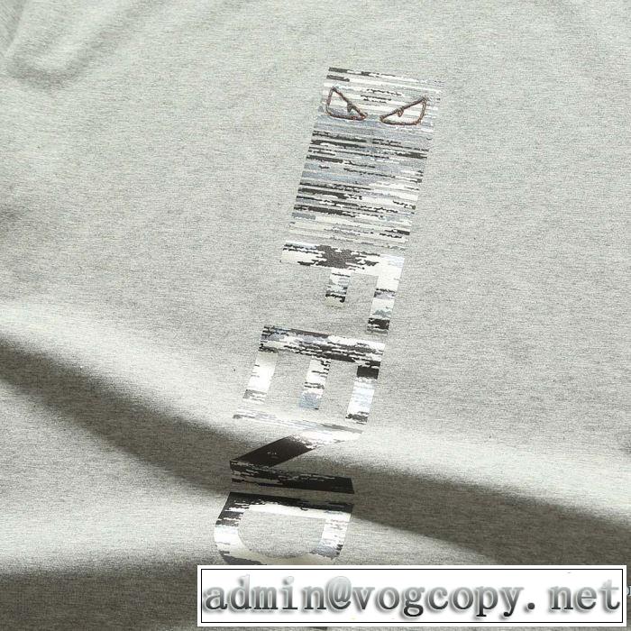 大人気のブランドの新作 半袖Tシャツ 3色可選 普段のファッション フェンディ取り入れやすい  FENDI