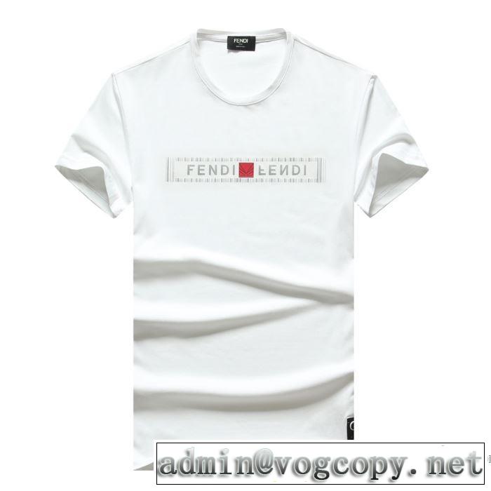 半袖Tシャツ 3色可選 確定となる上品 フェンディ最もオススメ  FENDI  人気が継続中