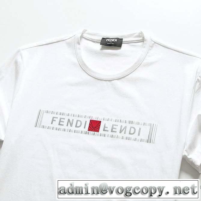半袖Tシャツ 3色可選 確定となる上品 フェンディ最もオススメ  FENDI  人気が継続中