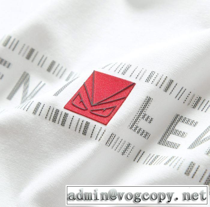半袖Tシャツ 3色可選 確定となる上品 フェンディ最もオススメ  FENDI  人気が継続中