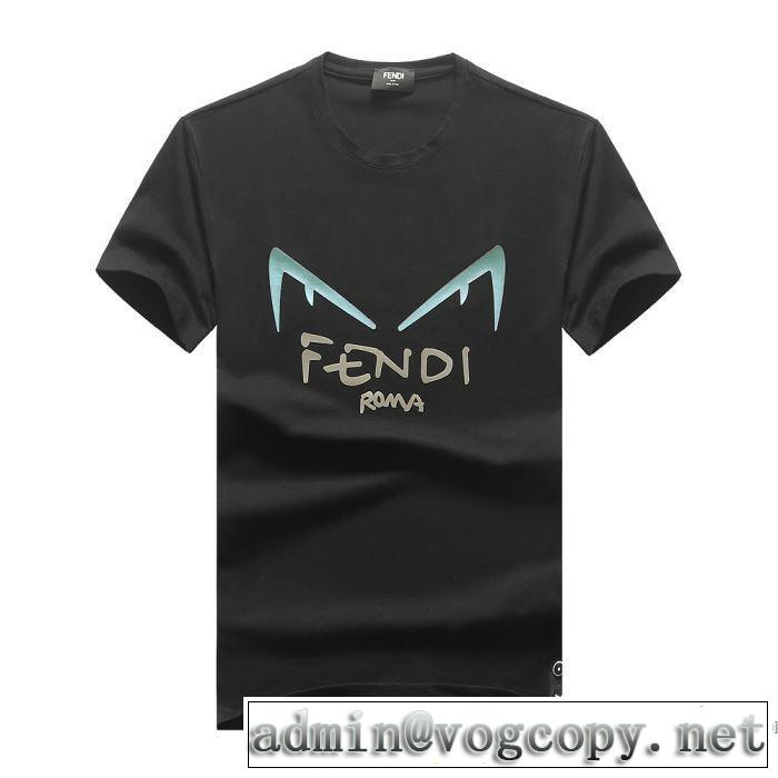 多色可選 日本未入荷カラー 半袖Tシャツ 海外でも大人気 フェンディ FENDI 上品に着こなせ
