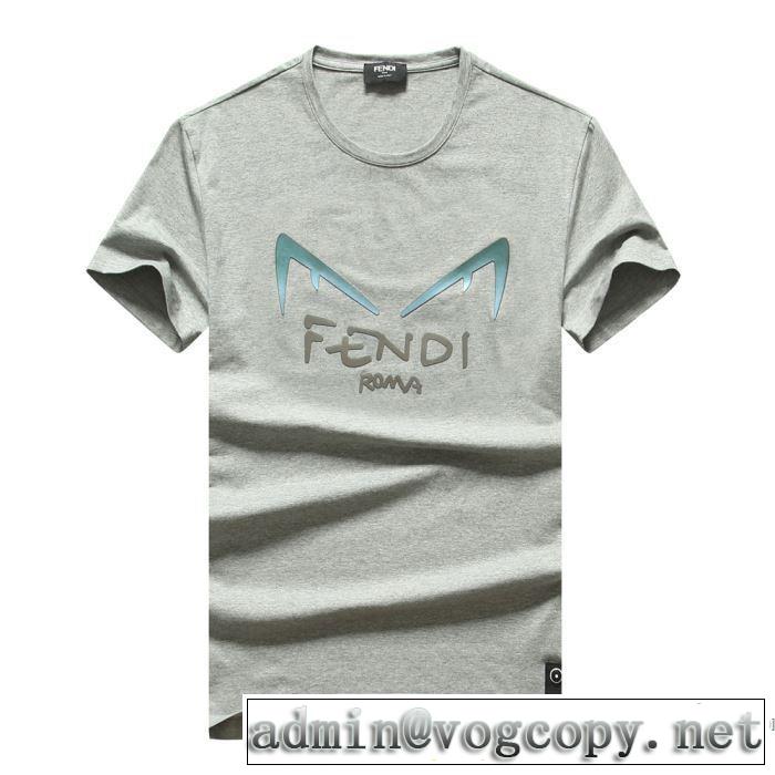 多色可選 日本未入荷カラー 半袖Tシャツ 海外でも大人気 フェンディ FENDI 上品に着こなせ