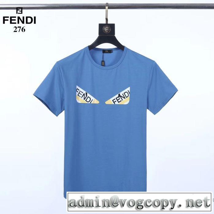 通勤通学どちらでも使え フェンディ3色可選  FENDI 限定アイテムが登場 半袖Tシャツ