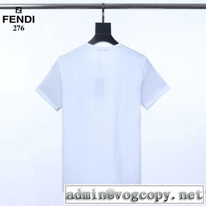 通勤通学どちらでも使え フェンディ3色可選  FENDI 限定アイテムが登場 半袖Tシャツ