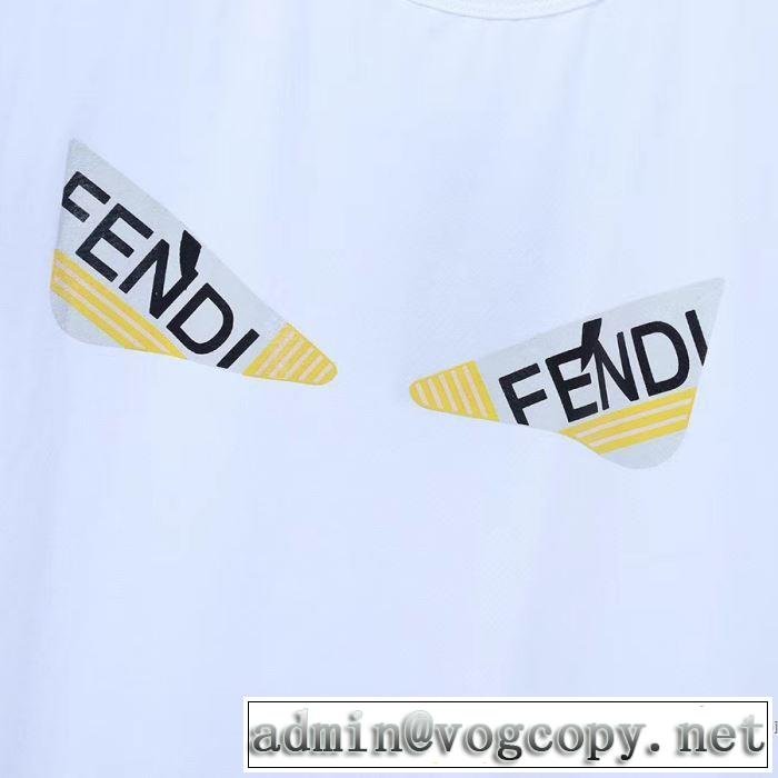 通勤通学どちらでも使え フェンディ3色可選  FENDI 限定アイテムが登場 半袖Tシャツ