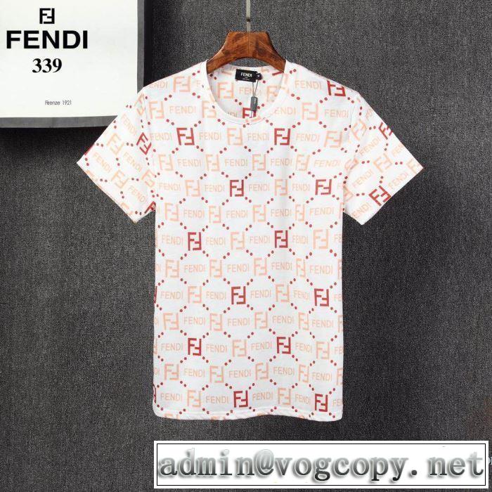 2020年春夏コレクション 3色可選 半袖Tシャツ 注目されている フェンディ FENDI 注目度が上昇中