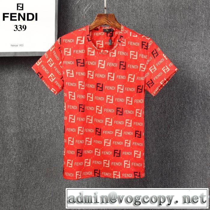 2020年春夏コレクション 3色可選 半袖Tシャツ 注目されている フェンディ FENDI 注目度が上昇中