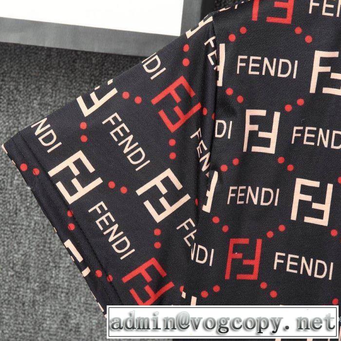 2020年春夏コレクション 3色可選 半袖Tシャツ 注目されている フェンディ FENDI 注目度が上昇中