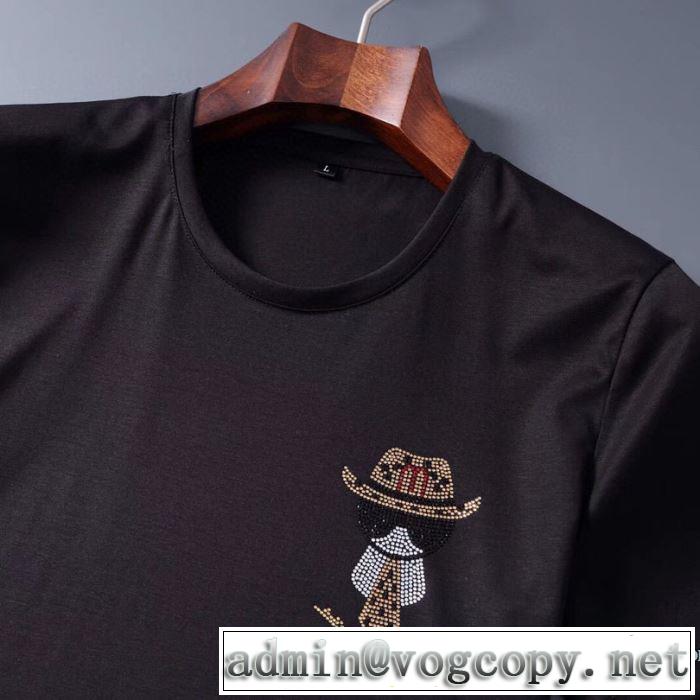 普段使いにも最適なアイテム 2色可選 半袖Tシャツ 人気の高いブランド フェンディ FENDI