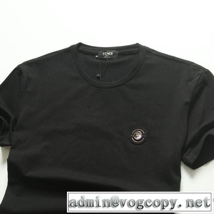 ファッションに取り入れよう 3色可選 フェンディ FENDI 人気ランキング最高 半袖Tシャツ争奪戦必至