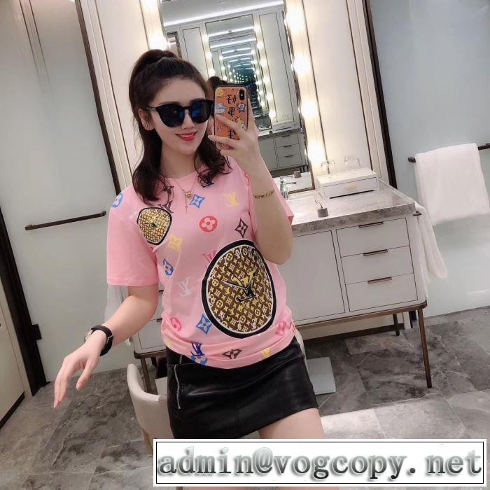 多色可選 ルイ ヴィトン高級感のある素材  LOUIS VUITTON 2020年春限定 半袖Tシャツ 海外大人気