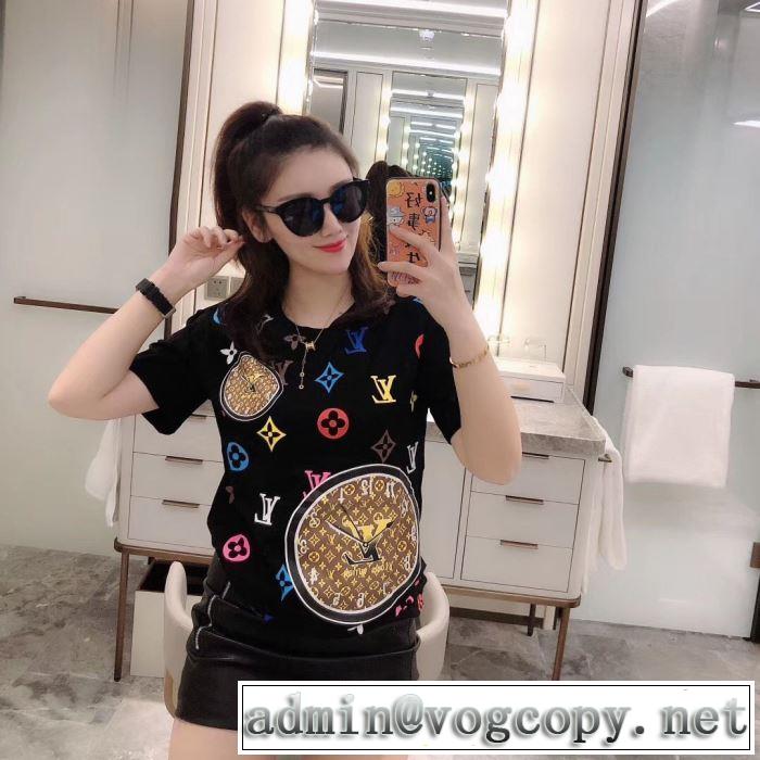 多色可選 ルイ ヴィトン高級感のある素材  LOUIS VUITTON 2020年春限定 半袖Tシャツ 海外大人気