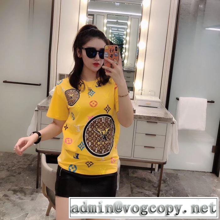 多色可選 ルイ ヴィトン高級感のある素材  LOUIS VUITTON 2020年春限定 半袖Tシャツ 海外大人気
