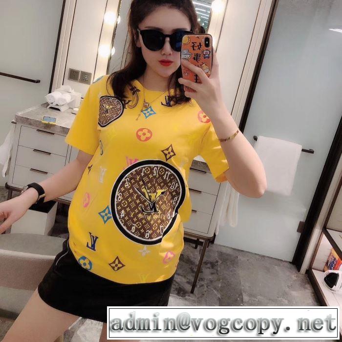 多色可選 ルイ ヴィトン高級感のある素材  LOUIS VUITTON 2020年春限定 半袖Tシャツ 海外大人気