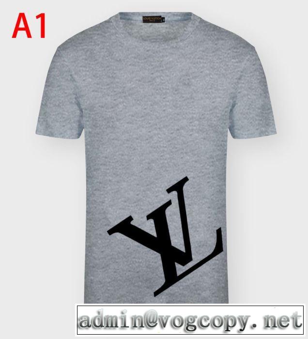 普段使いにも最適なアイテム 多色可選 半袖Tシャツ ストリート感あふれ ルイ ヴィトン LOUIS VUITTON