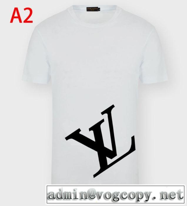 普段使いにも最適なアイテム 多色可選 半袖Tシャツ ストリート感あふれ ルイ ヴィトン LOUIS VUITTON