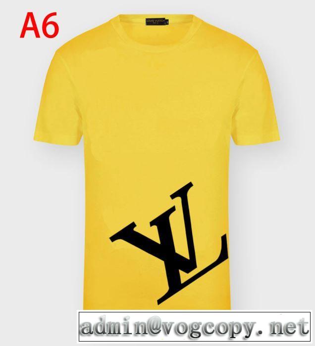 普段使いにも最適なアイテム 多色可選 半袖Tシャツ ストリート感あふれ ルイ ヴィトン LOUIS VUITTON