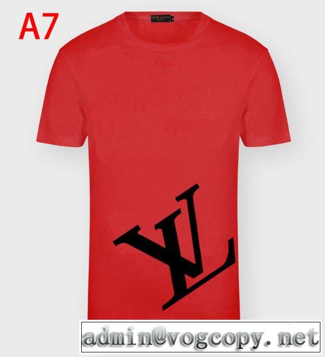 普段使いにも最適なアイテム 多色可選 半袖Tシャツ ストリート感あふれ ルイ ヴィトン LOUIS VUITTON