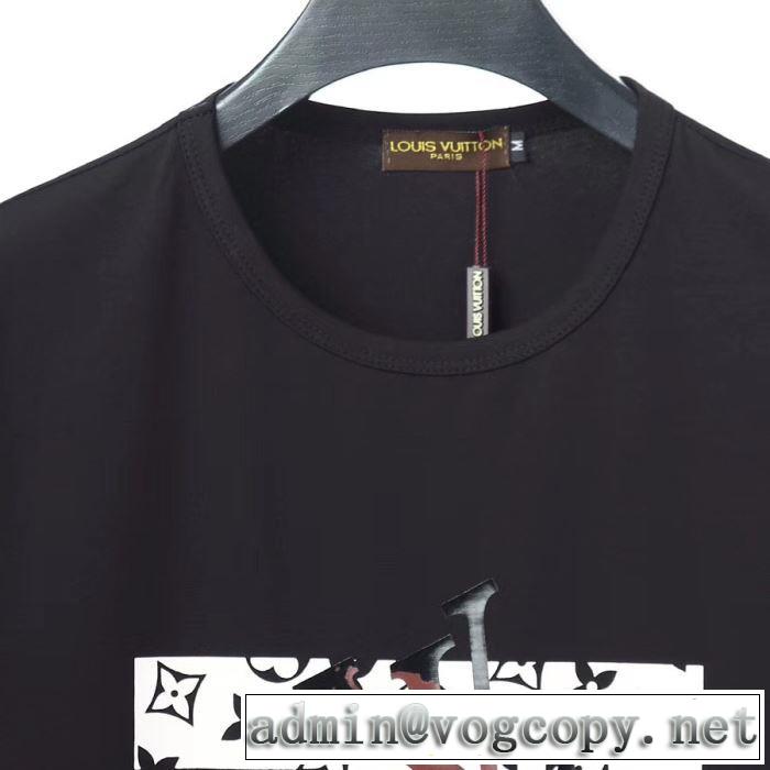 多色可選 価格帯が低い 半袖Tシャツ 普段見ないデザインばかり ルイ ヴィトン LOUIS VUITTON