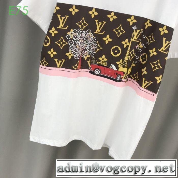 2020春新作 半袖Tシャツ ファッショニスタを中心に新品が非常に人気 ルイ ヴィトン LOUIS VUITTON