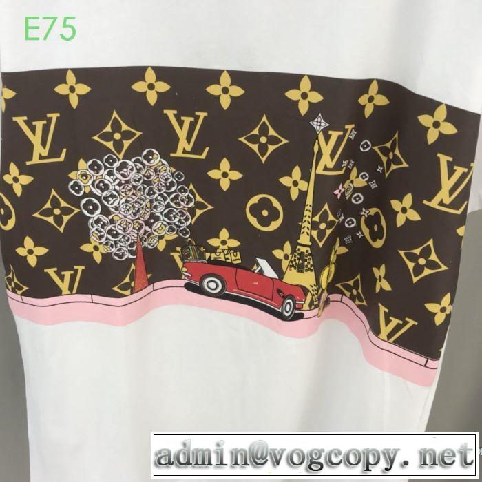 2020春新作 半袖Tシャツ ファッショニスタを中心に新品が非常に人気 ルイ ヴィトン LOUIS VUITTON