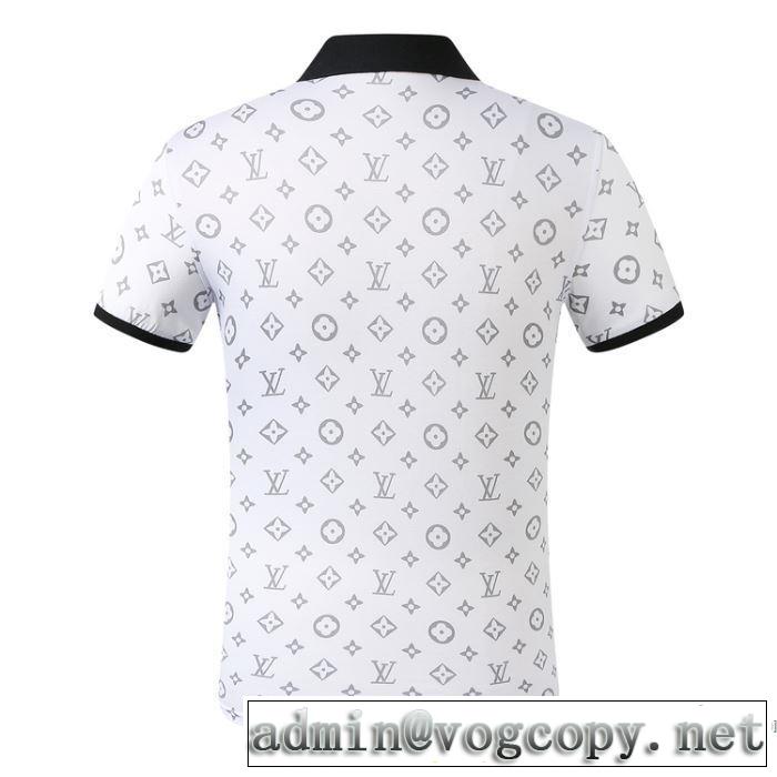 2色可選 差をつけたい人にもおすすめ 半袖Tシャツ 飽きもこないデザイン ルイ ヴィトン LOUIS VUITTON