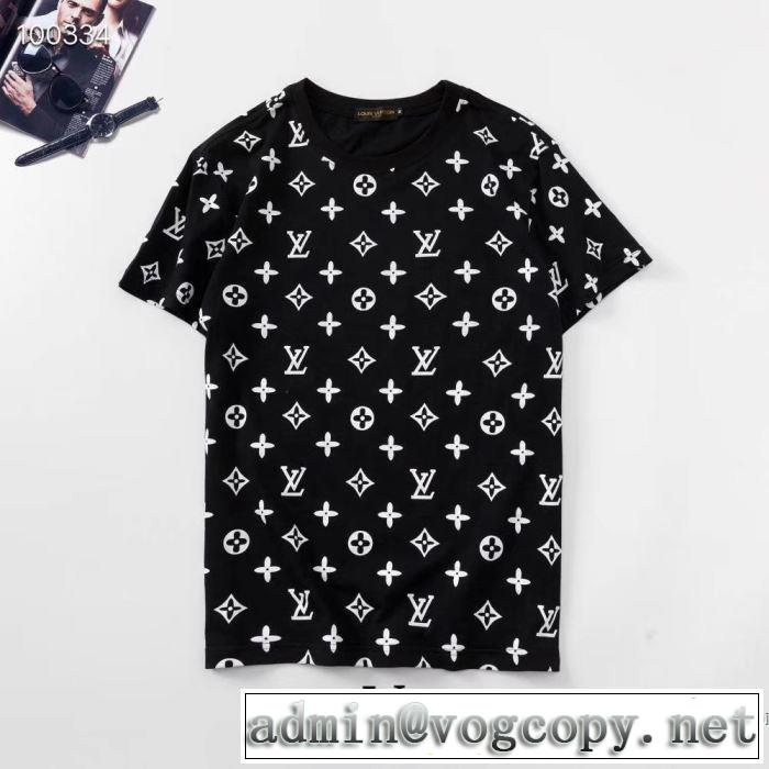 2020年春限定 2色可選 半袖Tシャツ 海外でも人気なブランド ルイ ヴィトン LOUIS VUITTON  海外大人気