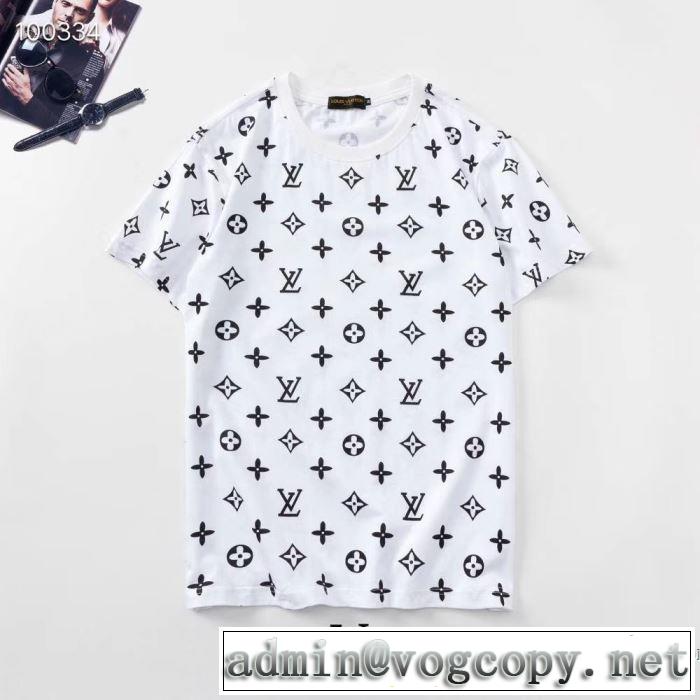2020年春限定 2色可選 半袖Tシャツ 海外でも人気なブランド ルイ ヴィトン LOUIS VUITTON  海外大人気