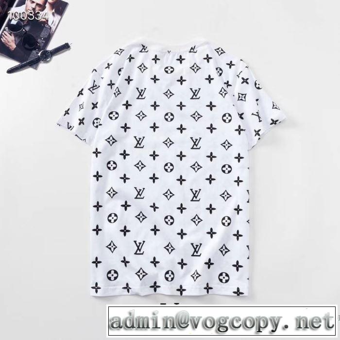 2020年春限定 2色可選 半袖Tシャツ 海外でも人気なブランド ルイ ヴィトン LOUIS VUITTON  海外大人気
