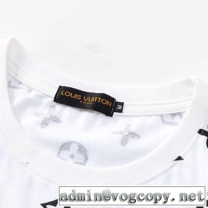 2020年春限定 2色可選 半袖Tシャツ 海外でも人気なブランド ルイ ヴィトン LOUIS VUITTON  海外大人気