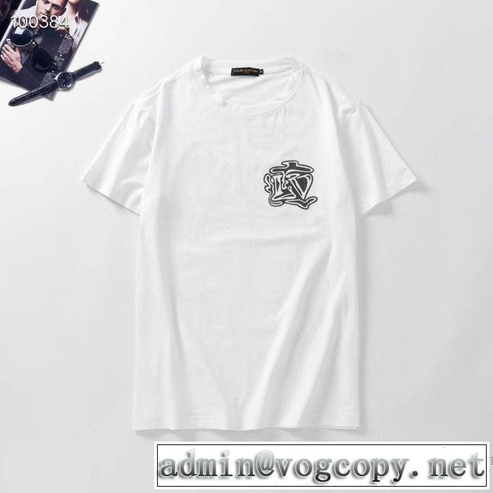 半袖Tシャツ 2色可選 今なお素敵なアイテムだ ルイ ヴィトン LOUIS VUITTON 大人の新作こそ