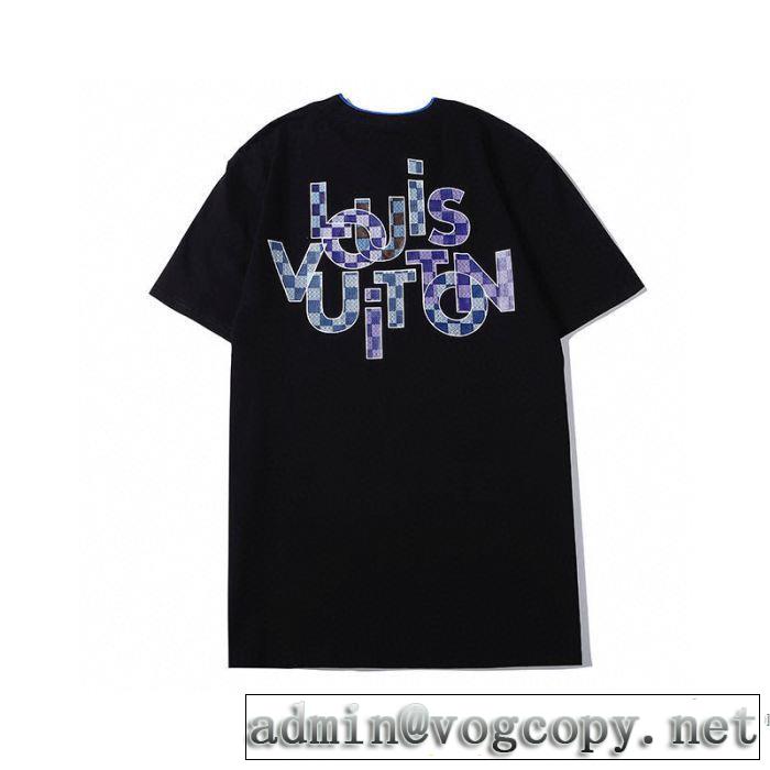 差をつけたい人にもおすすめ 2色可選 ルイ ヴィトン LOUIS VUITTON 春夏コレクション新品 半袖Tシャツ