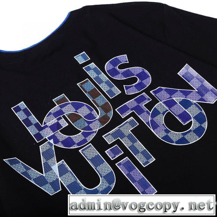 差をつけたい人にもおすすめ 2色可選 ルイ ヴィトン LOUIS VUITTON 春夏コレクション新品 半袖Tシャツ