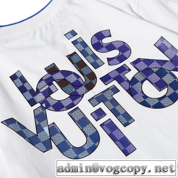 差をつけたい人にもおすすめ 2色可選 ルイ ヴィトン LOUIS VUITTON 春夏コレクション新品 半袖Tシャツ